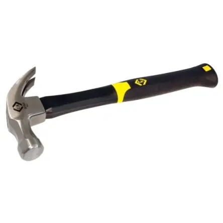Produktfoto 1 von CK Hammer, Klauenhammer aus Kohlenstoffstahl 20 oz Fiberglas-Stiel 335mm