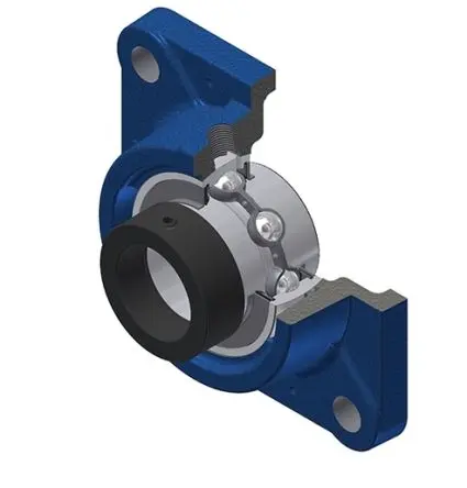 Produktfoto 1 von SNR Radial Lagerbaugruppe aus Gusseisen, Innen-Ø 25 mm, 95mm x 95 mm
