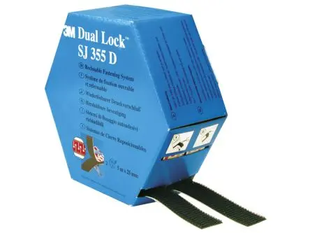 Produktfoto 1 von 3M Klettband, 25mm x 5 m, Schwarz
