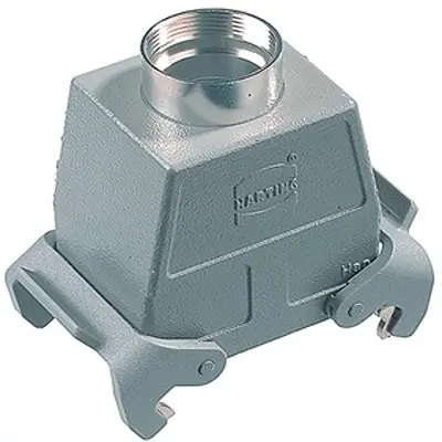 Produktfoto 1 von HARTING Han A Haube Doppelter Hebel 2, Kabel 32A Haube, IP65