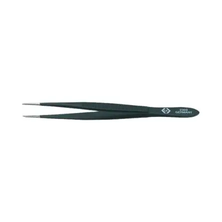 Produktfoto 1 von CK Kohlenstoffstahl Pinzette, 115mm, Spitze Abgerundet 1-teilig