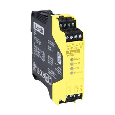 Produktfoto 1 von Lovato SRC Relais 24V, 2 Schließer Sicherheitskontakte TÜV SIL IEC 61508