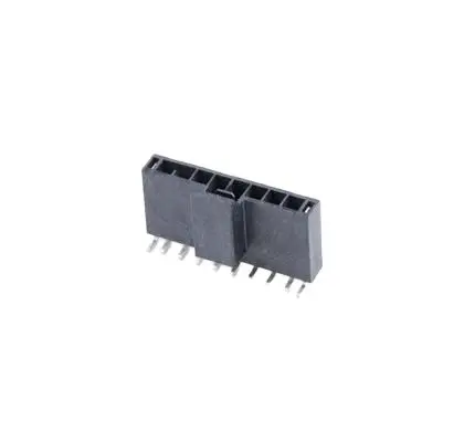 Molex 105431 Stiftsockel Vertikal, 8-polig / 1-reihig, Raster 2.5 mm Raster Oberfläche, Kabel-Platine, Ummantelt