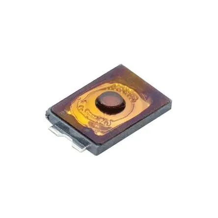 Produktfoto 1 von C & K Taster Nein, SPST, SMD 50mA Tastend Schwarz SMD B. 2.6mm L. 3 mm