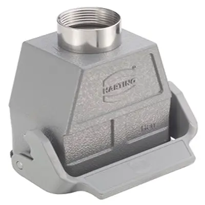 Produktfoto 1 von HARTING Han B Gehäuse Einhebel 1, Kabel 10B Kupplungsgehäuse, IP65