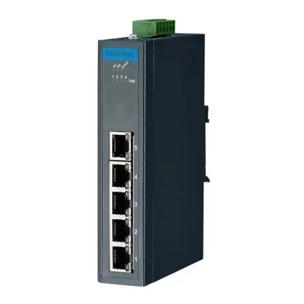 Produktfoto 1 von Advantech Ethernet-Switch 5-Port Unmanaged Power Over Ethernet 1000Mbit/s