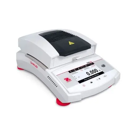 Produktfoto 1 von Ohaus Europe GmbH MB92 EU Feuchtemessgerät 4,3 Zoll TFT-LCD, Interne Versorgung