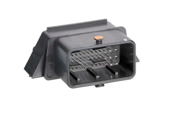 Produktfoto 1 von Molex 500762 Leiterplattenleiste gewinkelt, 48-polig / 4-reihig, Raster 2.5 mm Lot, Kabel-Platine, Ummantelt