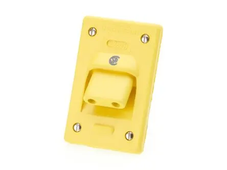 Produktfoto 1 von Molex Buchse Schraubanschlussklemme 25A, 2, Steckdose Polyvinylchlorid, 600V ac Gelb Steckbar, für USA