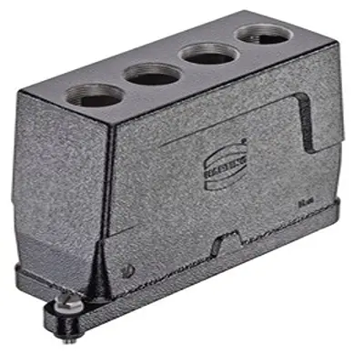 Produktfoto 1 von HARTING Han HPR Haube Schraubbefestigung, Kabel 24B Haube für obere Kabeleinführung, IP65, IP68, IP69, IPx9K