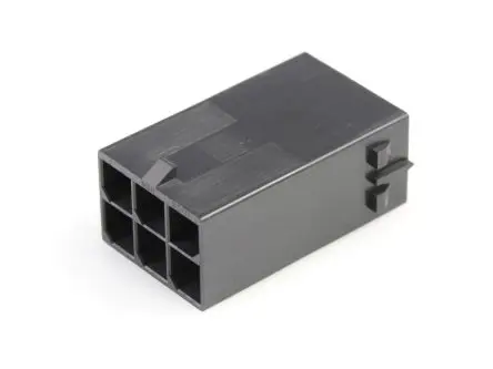 Produktfoto 1 von Molex 105411 Stecker Steckverbindergehäuse 5.7 mm, 6-polig / 2-reihig Gerade, Kabel