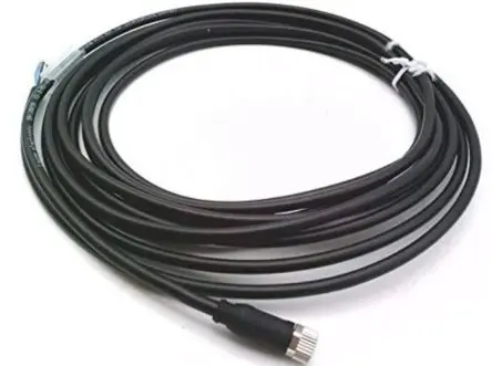 Produktfoto 1 von Leuze KD Series Kabel, 3-adrig x 0.25 mm² Ungeschirmt Schwarz, 5000 mm, Polyurethan