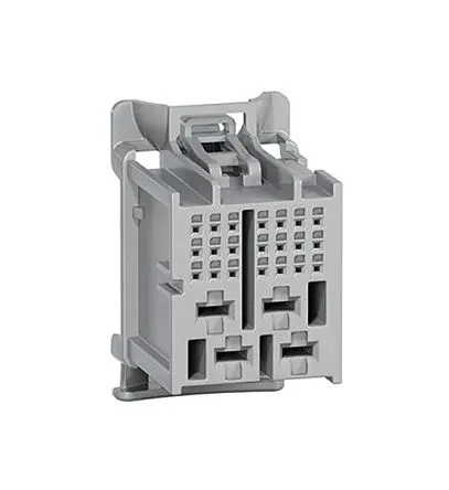 Produktfoto 1 von Molex 160027 Steckverbindergehäuse, Kabel-Platine, Anschluss, Crimp-Anschlussklemme, Buchse, 25-polig, Grau / 5-reihig
