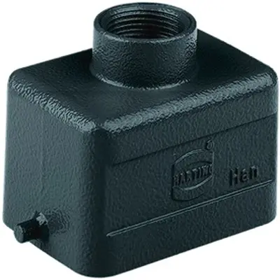 Produktfoto 1 von HARTING Han M Haube Einhebel, Kabel 6B Haube, IP65, IP66, IP40