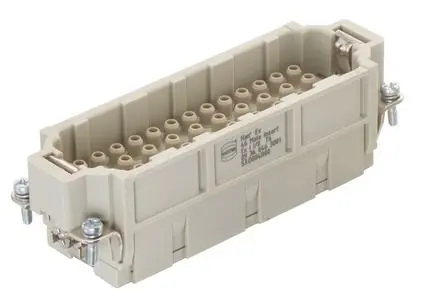 Produktfoto 1 von HARTING Han Ex Hochleistungssteckverbinder-Einsätze und -Module Stecker, 46-polig 16A, Stromversorgungssteckverbinder in