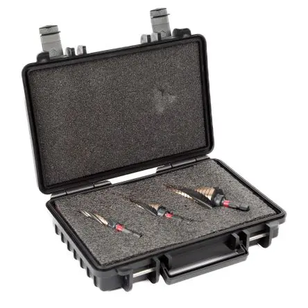 Produktfoto 1 von CK HSS Sprossen Satz 4 mm → 32 mm, 3-teilig für Bohren vieler Materialien