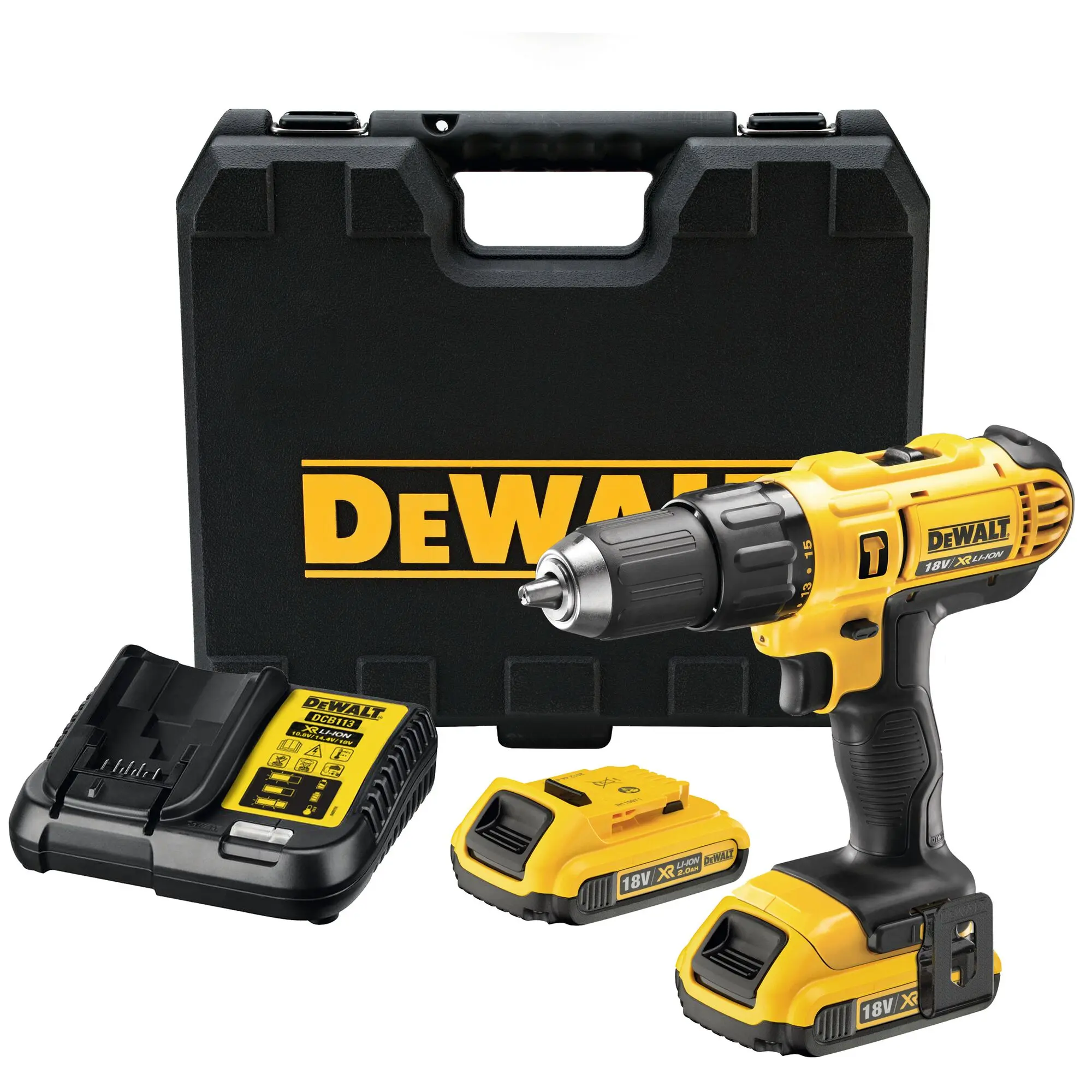 DeWALT DCD Schnurlos Schnellwechsel 18V Bürstenlos 1.5 to 13 mm 300 W