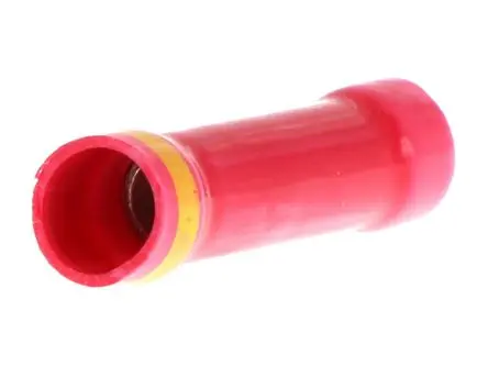 Produktfoto 1 von Molex 19154 Spleiß, Scharnier, Rot, Gelb Isoliert, Ø 8.4 mm Zinn, Ges.L 39.6mm, 10 AWG max.