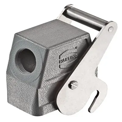 Produktfoto 1 von HARTING Han B Haube Hebel 1, Kabel 10B Haube, IP65
