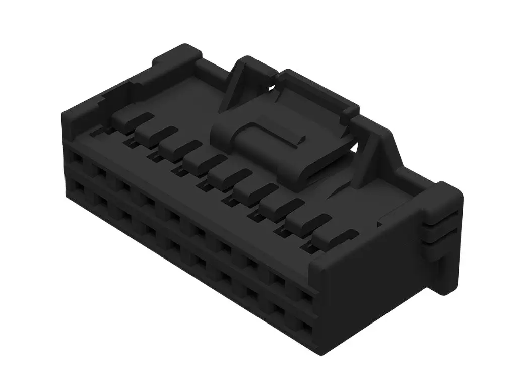 Produktfoto 1 von Molex 501646 Steckverbindergehäuse Vertikal, 24-polig / 2-reihig, Raster 2 mm Raster Frei hängend, Unisoliert