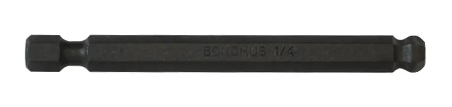 Produktfoto 1 von Bessey 1/4 in 1/4 in Sechskant Sechskant-Bit, Sechskant Stahl, 1-teilig, 76 mm