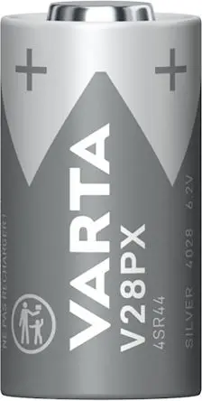 Produktfoto 1 von Varta Nicht wiederaufladbare Batterie, 6.2 V, SR44 / 145 mAh Zink-Mangandioxid, 25.2 mm x 13 mm