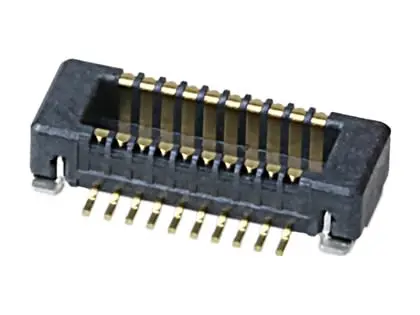Produktfoto 1 von Molex BB H2 Leiterplattensteckverbinder Vertikal, 20-polig / 2-reihig, Raster 0.5 mm Raster Oberfläche, Ummantelt