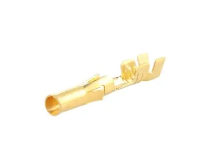 Produktfoto 1 von Molex 1381 Crimp-Anschlussklemme, Buchse Crimpbefestigung 22 AWG, Gold 18 AWG