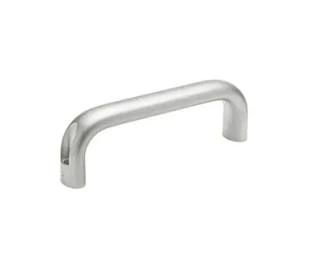 Produktfoto 1 von Ganter Matt Edelstahl Edelstahl Griff, L 112 mm H 49 mm B 112mm