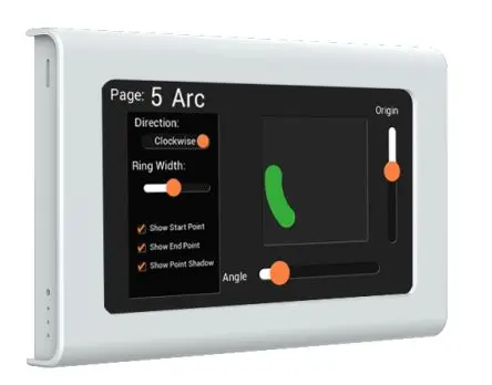 Produktfoto 1 von Bridgetek Anzeigemodul 7 Zoll RJ45 Touchscreen Kapazitiv, 800 x 480 Pixel, 7 in