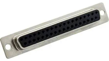 Produktfoto 1 von RND RND 205 D-Sub-Steckverbinder DC Gerade, 37-polig 2.77 mm Raster, Topf Buchse