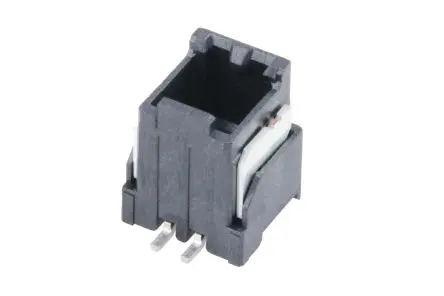 Produktfoto 1 von Molex 224046 Leiterplattenleiste Vertikal, 2-polig / 1-reihig, Raster 2 mm Raster Oberfläche, Kabel-Platine, Ummantelt