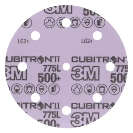 Produktfoto 1 von 3M 775L Präzisionsgeformtes Keramikkorn Folienscheibe Scheibe Ø 127 mm, Korngröße 500+ 500+ 250 per case