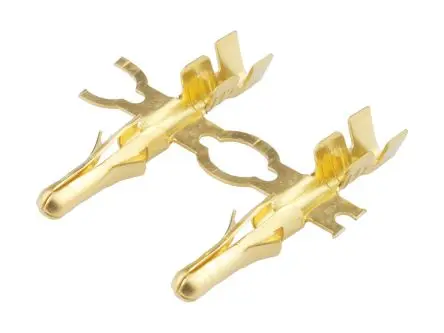 Produktfoto 1 von Molex 1380 Crimp-Anschlussklemme, Stecker Crimpbefestigung 22 AWG, Gold 18 AWG