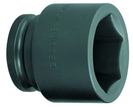 Produktfoto 1 von Gedore 1.1/2 in, 1.1/2 in Schlag Schlag-Steckschlüssel lang Stahl, 107 mm