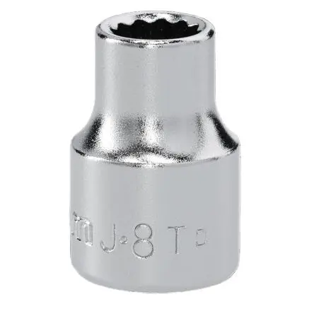 Produktfoto 1 von Facom 3/8 in 12-Kant Buchse SW 8 mm 12-Kant x 6.5mm