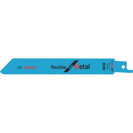 Produktfoto 1 von Bosch Bimetall Metall Säbelsägeblatt / 24 TPI 150 mm 5
