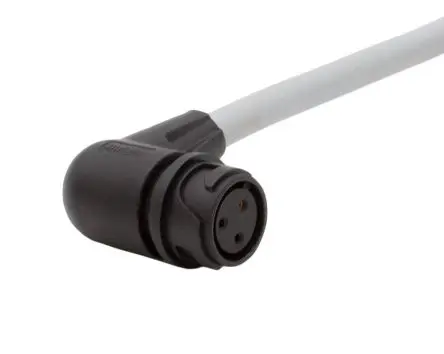 Bulgin 4000 Series, 4-polig Netzstecker, Rundsteckverbinder Buchse, Länge 1 m
