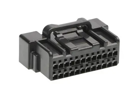 Produktfoto 1 von Molex 206583 Buchse Steckverbindergehäuse 2 mm, 16-polig / 2-reihig Horizontal, Kabel-Platine