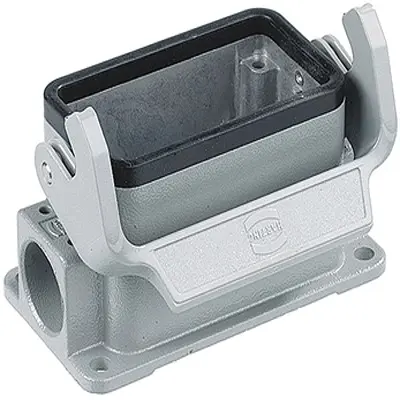 Produktfoto 1 von HARTING Han B Oberflächenmontiertes Gehäuse Einhebel, SMD 16B Aufputzgehäuse, IP65