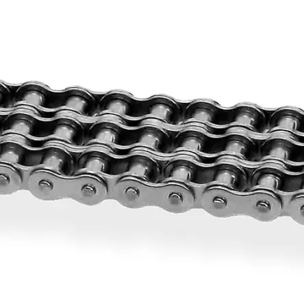 Produktfoto 1 von Renold 10B3 Rollverschluss Carbonstahl 3 Rollenkette BS, Teilung 0.652 Zoll, Länge 5 m, Länge 52 mm
