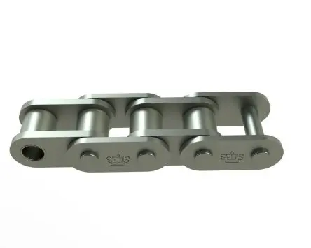 Produktfoto 1 von Sedis European 06B-1 Edelstahl 1 Rollenkette ISO 606 (DIN 8187), Teilung 9.525 mm, Länge 5 mm