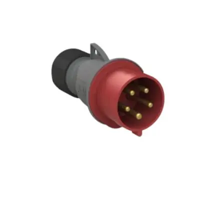 Produktfoto 1 von Amphenol Industrial 2CMA Stecker Rot, 240V / 32A, Kabel IP44