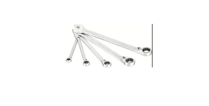 Produktfoto 1 von HAZET Ratschen Satz Ring-Maulschlüssel Satz CrV-Stahl, 5-teilig 8 to 19 mm