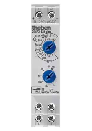 Produktfoto 1 von Theben DIMAX Dimmer, 400 W 230V 1-polig 1 Auslässe H. 128 mm T. 60 mm