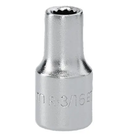 Produktfoto 1 von Facom 1/4 in 12-Kant Buchse SW 1/4 in 12-Kant x 25mm