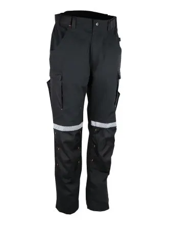 Produktfoto 1 von SINGER SAFETY PETRO Unisex Arbeitshose 3 % Elastan, 39 % Polyester, 58 % Baumwolle Schwarz L x 5cm