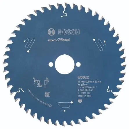 Produktfoto 1 von Bosch 48 Hartmetall Holz Kreissägeblatt, Ø 190 mm 1