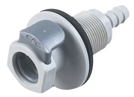 Produktfoto 1 von Colder Products Pneumatische Schnellkupplung Schlauchverbinder, Polypropylen 1/4 in, Anschluss, 6.4mm