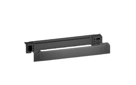 Produktfoto 1 von Rittal VX Stahlblech Eckstück Basis/Sockel Gehäuseabdeckung Schwarz, 850 mm, H. 100 mm